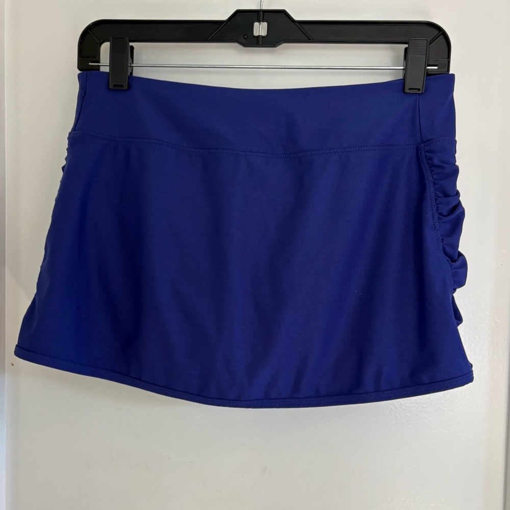 Avia Purple Ruched Athletic Skirt Skort Size M - Picture 3 of 9